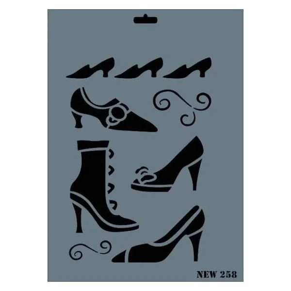 Rich New Seri N-258 Stencil 35X25 cm - Tek ebat - 001-Renkli - Görsel 2