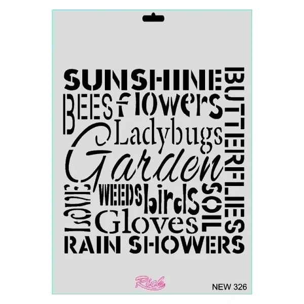 Rich New Seri N-326 Stencil 35X25 cm - Tek ebat - 001-Renkli - Görsel 2