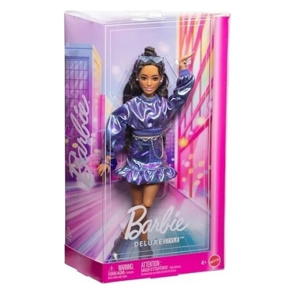 Barbie Deluxe Style Mavi Metalik Elbise HYV24-JFP42 - Görsel 7