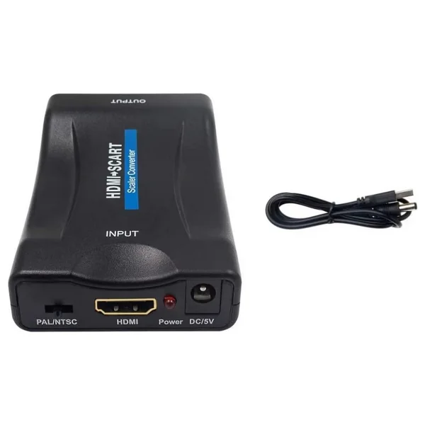 HDMI to SCART Aktif Çevirici Dönüştürücü Adaptör, Av Video Çevirici, (SCARTI HDMI DÖNÜŞTÜRMEZ) - Görsel 4