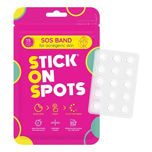 Stick On Spots S.O.S 15'li 3 Adet Akne Bandı - Görsel 3