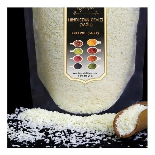 Bitkisel Hindistan Cevizi İri Taneli Rende 1 Kg - Yağı Alınmamış Tam Yağlı - Görsel 3