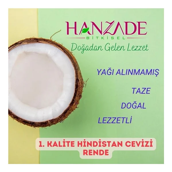 Bitkisel Hindistan Cevizi İri Taneli Rende 1 Kg - Yağı Alınmamış Tam Yağlı - Görsel 7