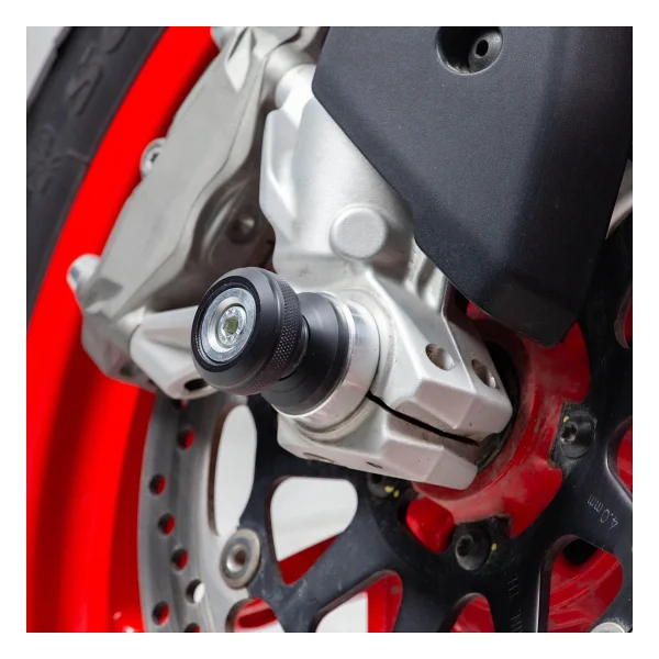 Gp Kompozit Ducati Multistrada V2 2022-2023 Uyumlu Uyumlu Aks Koruma Takozu Seti Siyah - Görsel 2