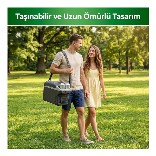 Kım-4751 Araç İçi Oto Buzdolabı 10 L 12V Taşınabilir Mini Soğutucu Ve Type-C Çıkış - Görsel 6