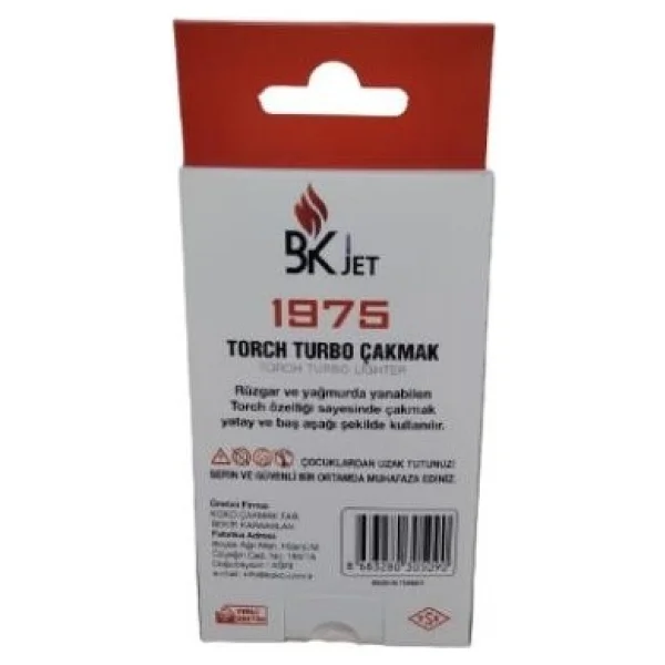 Bkjet Torch Turbo Pürmüz Ayarlanabilir Doldurulabilir Çakmak - Görsel 4