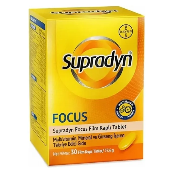 Supradyn Energy Focus 30 Tablet 2'li - Görsel 2