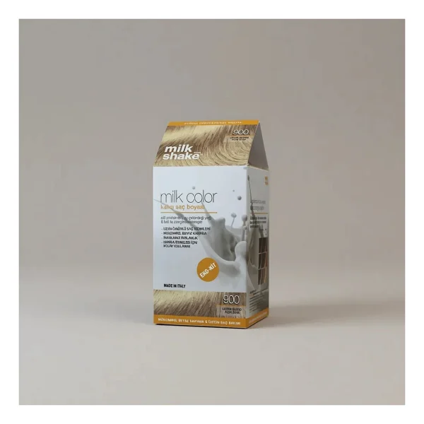 Milk Shake Milk Color Kalıcı 900 Ultra Açık Sarı Saç Boyası - Görsel 2