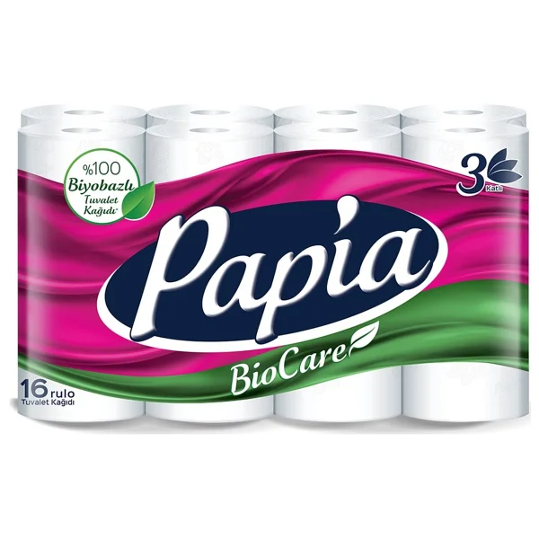 Papia 6 Adet Biocare Tuvalet Kağıdı 16'lı - Görsel 2