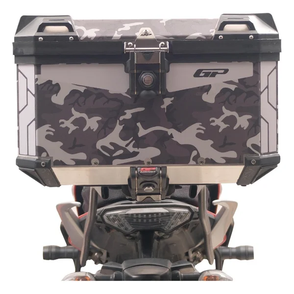 Gp Kompozit Dsn01 Universal 45 Lt Desenli Alüminyum Motosiklet Çantası - Görsel 3