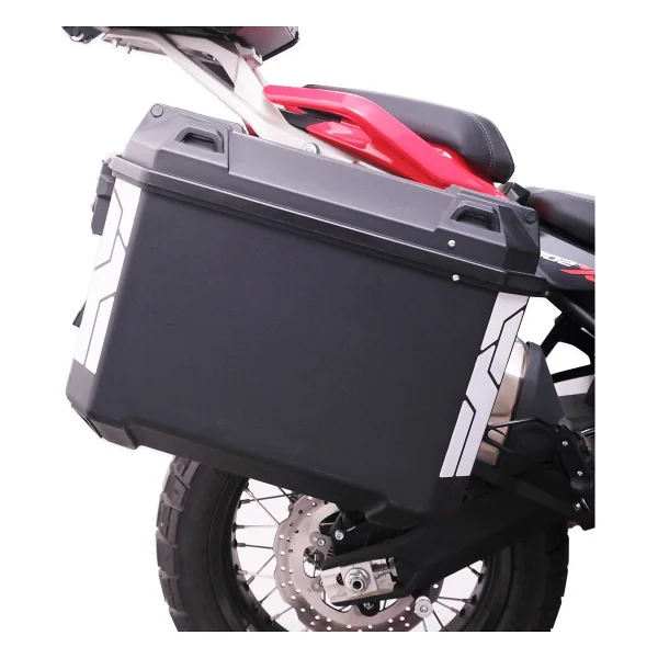 GP KOMPOZİT GP Kompozit Universal 26 lt x 2 Plastik Motosiklet Yan Çanta Seti Siyah - Görsel 3