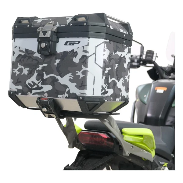 Gp Kompozit DSN01 Universal 37 Lt Desenli Alüminyum Motosiklet çantası - Görsel 2