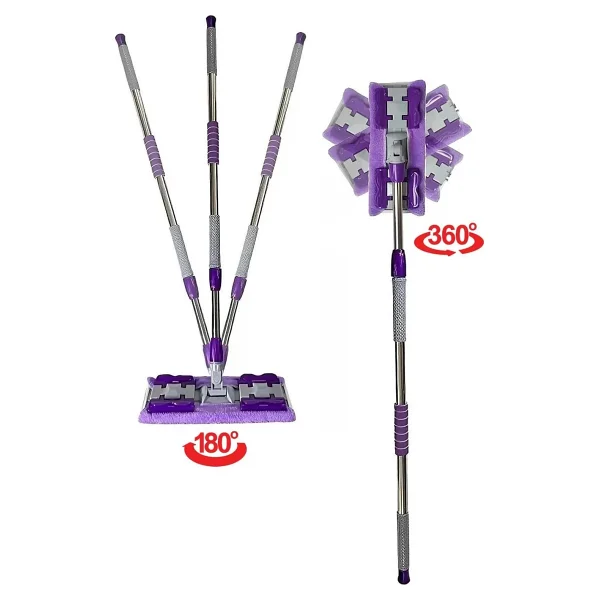 Pony Mandallı Mop Mikrofiber Yüzey Temizlik Seti - Görsel 9