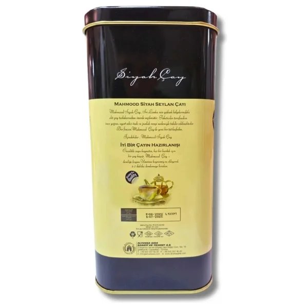 Mahmood Tea Seylan 450 gr Teneke Çay - Görsel 4