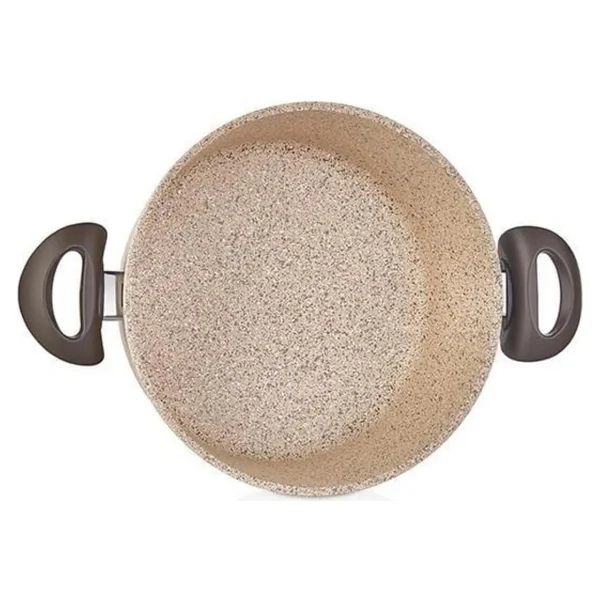 Falez Creamy 20 cm Derin Granit Tencere - Görsel 6