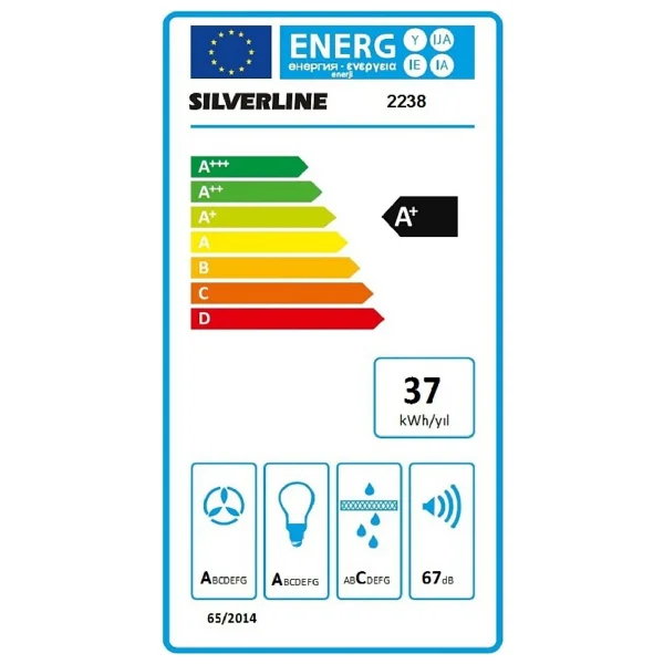 Silverline 2238 Retro Black 90 cm Siyah Duvar Tipi Davlumbaz - Görsel 6