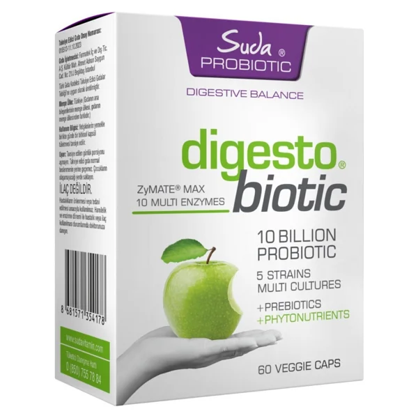Suda Probiotic Digestobiotic 60 Kapsül - Görsel 6