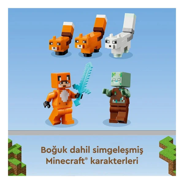 Lego 21178 Minecraft Tilki Kulübesi - Görsel 9