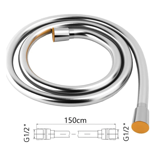 Aqua Bagno Ultra Flex Duş Spiral Hortumu - 150 Cm. - Görsel 7