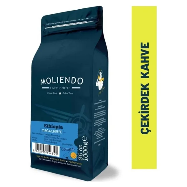 Moliendo Ethiopia Yirgacheffe Yöresel 1 kg Çekirdek Kahve - Görsel 8