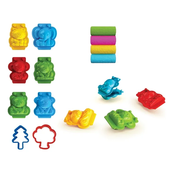 Art Craft 3D Sevimli Hayvanlar Oyun Hamuru Seti 200 gr 03550 - Görsel 2