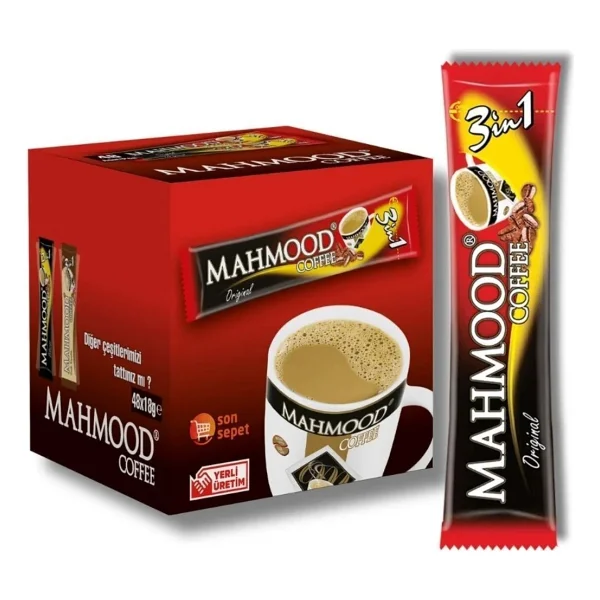 Mahmood Coffee 3'ü 1 Arada 48'li Hazır Kahve - Görsel 5