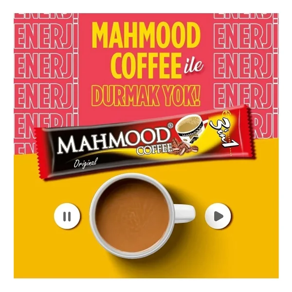 Mahmood Coffee 3'ü 1 Arada 48'li Hazır Kahve - Görsel 6