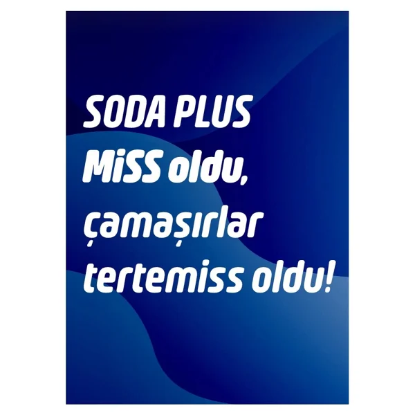 Miss Soda Plus Çamaşır Sodası (Beyaz Sabunlu) - Görsel 2