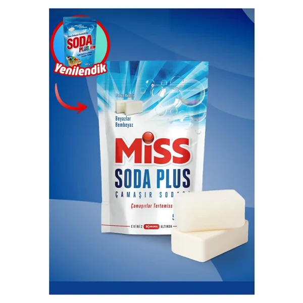 Miss Soda Plus Çamaşır Sodası (Beyaz Sabunlu) - Görsel 3