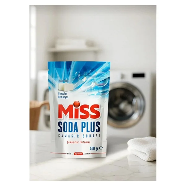 Miss Soda Plus Çamaşır Sodası (Beyaz Sabunlu) - Görsel 6