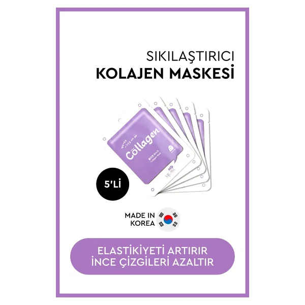 Mjcare On Collagen Mask 5'li Kolajen Özlü Yüz Maskesi - Görsel 5
