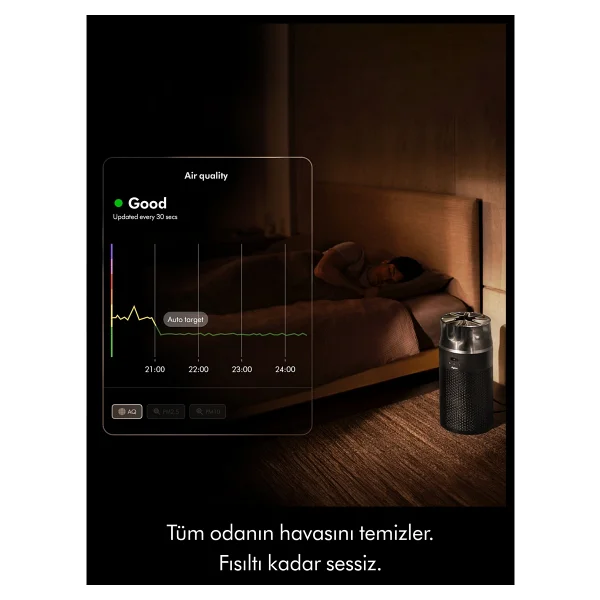 Dyson Hushjet Purifier Compact Siyah Koyu Gri Hava Temizleyici - Görsel 5