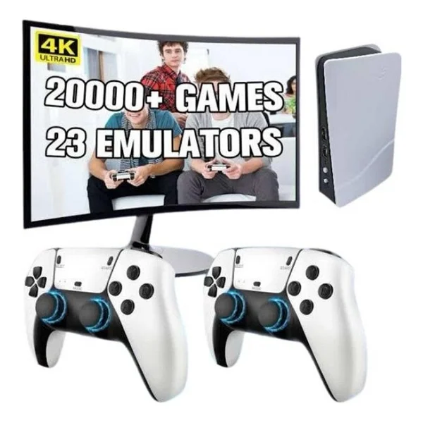 MiraLive Yeni Nesil 4K Hd 2.4g Kablosuz Kol 3000 Oyunlu Game Station Retro Atari Game Box - Görsel 5