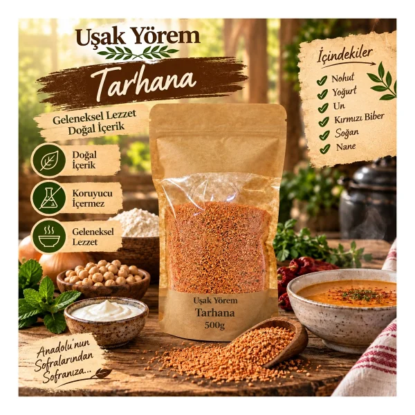 Uşak Yörem Tarhana 1 kg - Görsel 7