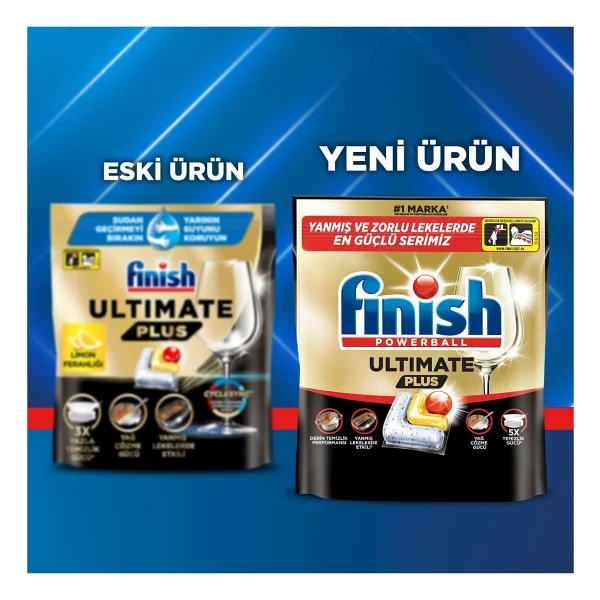 Finish Ultimate Plus Bulaşık Makinesi Tableti 40'lı - Görsel 8