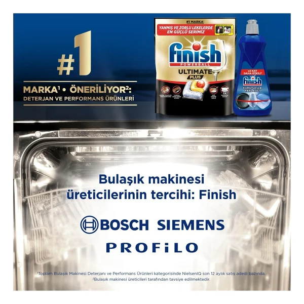 Finish Ultimate Plus Bulaşık Makinesi Tableti 40'lı - Görsel 9