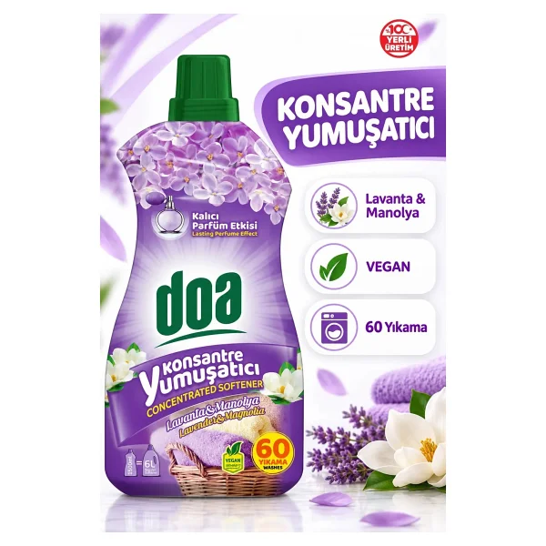 Doa Lavanta ve Manolya Konsantre Yumuşatıcı 1.5 lt - Görsel 3
