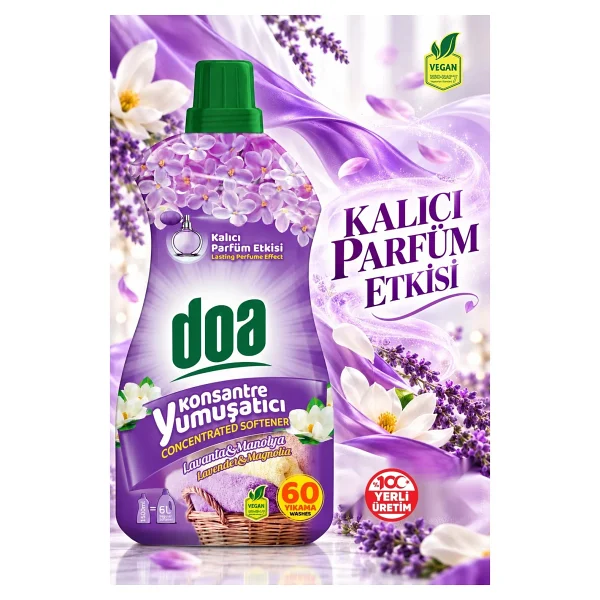 Doa Lavanta ve Manolya Konsantre Yumuşatıcı 1.5 lt - Görsel 2