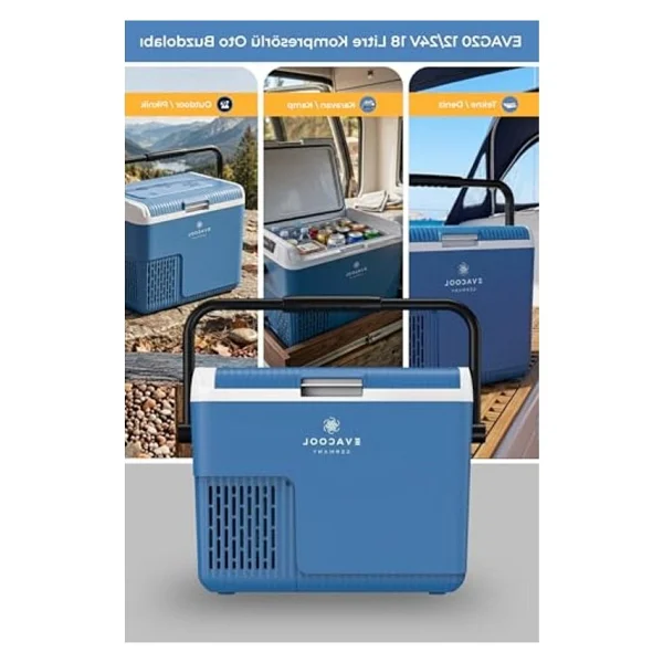 Kompakt Oto Buzdolabı, 12/24V, 18 Litre Kapasite, Taşınabilir - Görsel 3