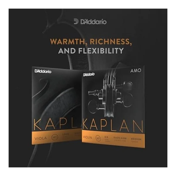 D'Addario Kaplan Amo KA310 4/4M Keman Teli - Görsel 3