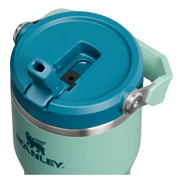 Stanley The Iceflow Flip Straw Su Yeşili 0.41 lt Pipetli Termos Bardak - Görsel 3