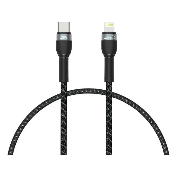 Zore Shira Serisi 30 cm Type-C to Type-C Hızlı Şarj Kablosu - Görsel 2