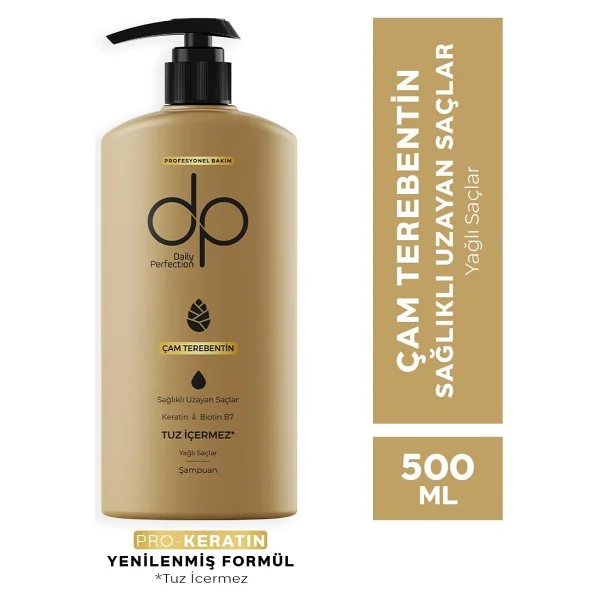 DP Daily Perfection Çam Terebentin Tuzsuz Şampuan 500 ml - Görsel 8