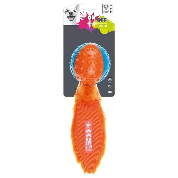 M-Pets On/Off Meteor Kauçuk Köpek Oyuncağı - Görsel 2