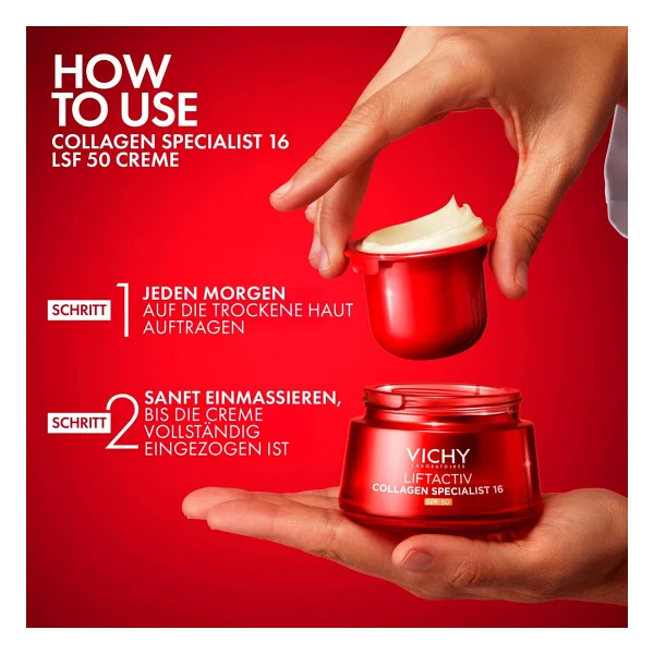 VICHY Liftactiv Collagen Specialist SPF 50 Gündüz Kremi Yeniden Dolum Paketi 50 ml - Görsel 5