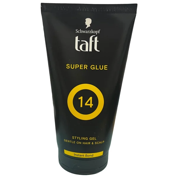 Taft Saç Jölesi Super Glue 14 Styling Gel, Ultra Güçlü Tutuş, Instant Bond, 150 ml - şeffaf - Görsel 2