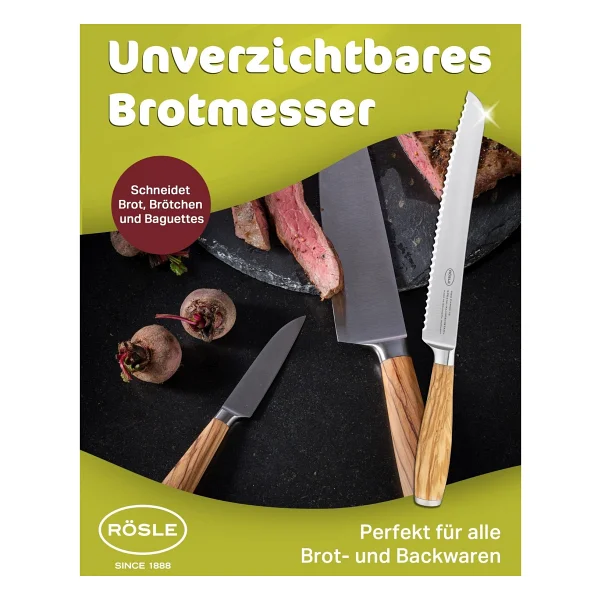 Rösle Artesano 22 cm Ekmek Bıçağı - Görsel 3