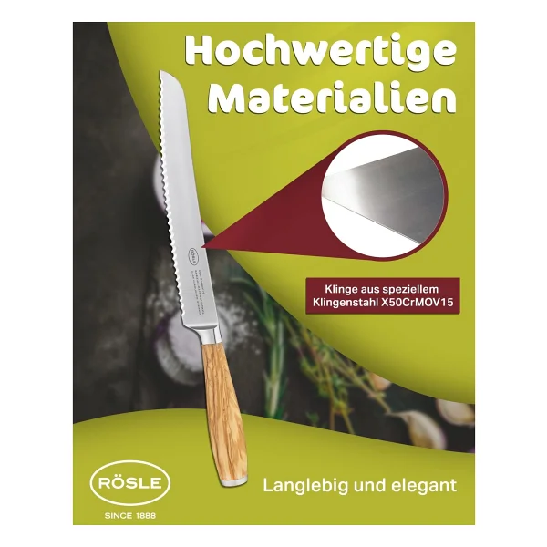 Rösle Artesano 22 cm Ekmek Bıçağı - Görsel 4