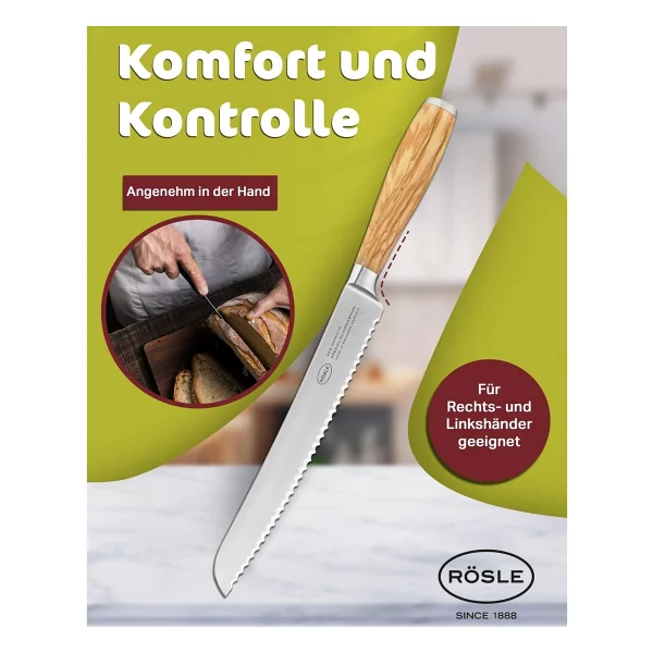 Rösle Artesano 22 cm Ekmek Bıçağı - Görsel 5