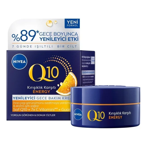 Nivea Q10 Energy Canlandırıcı Gece Kremi 50 ml - Görsel 2